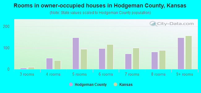 Rooms in owner-occupied houses in Hodgeman County, Kansas