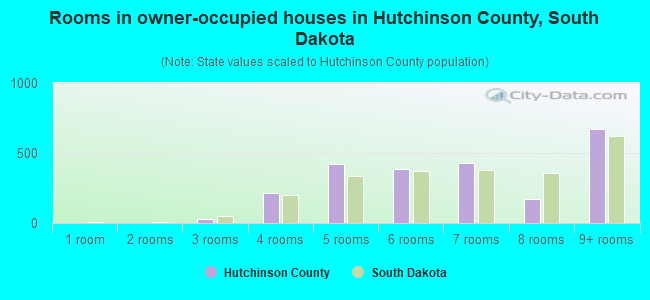 Rooms in owner-occupied houses in Hutchinson County, South Dakota