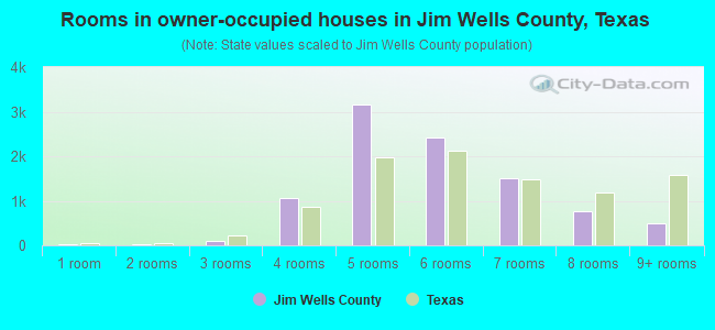 Rooms in owner-occupied houses in Jim Wells County, Texas