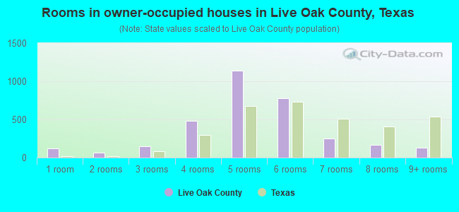 Rooms in owner-occupied houses in Live Oak County, Texas