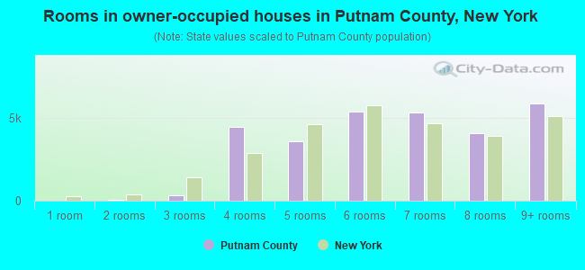 Rooms in owner-occupied houses in Putnam County, New York