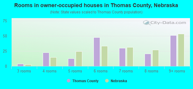 Rooms in owner-occupied houses in Thomas County, Nebraska