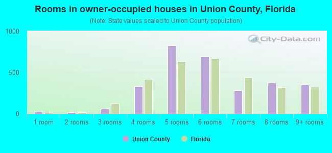 Rooms in owner-occupied houses in Union County, Florida