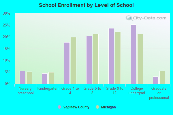 School Enrollment by Level of School