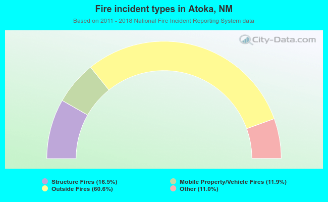 Fire incident types in Atoka, NM