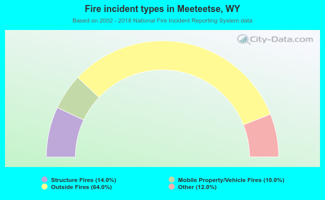 Fire incident types in Meeteetse, WY