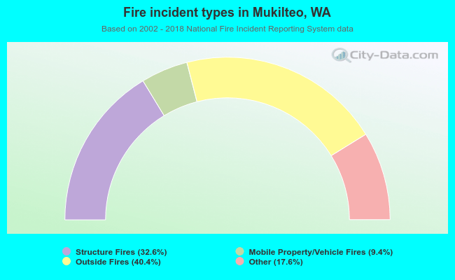 Fire incident types in Mukilteo, WA