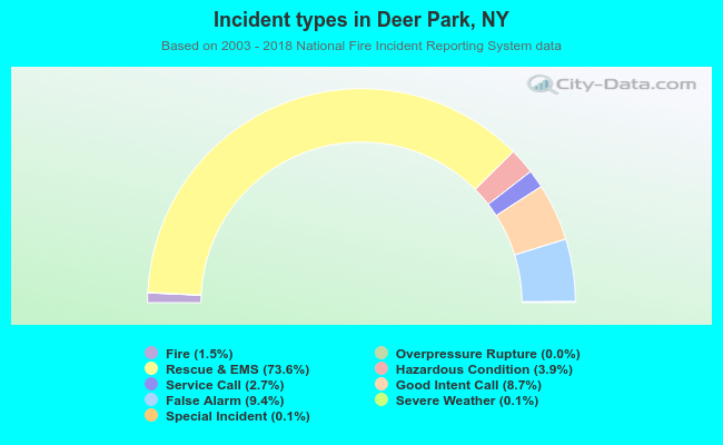 Incident types in Deer Park, NY