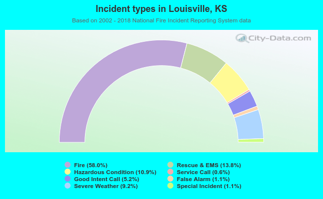 Incident types in Louisville, KS