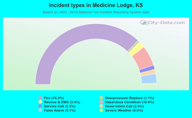 Incident types in Medicine Lodge, KS