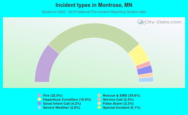 Incident types in Montrose, MN