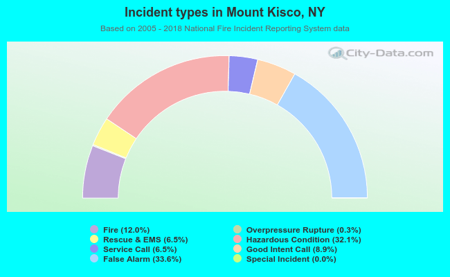 Incident types in Mount Kisco, NY