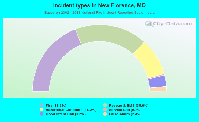 Incident types in New Florence, MO