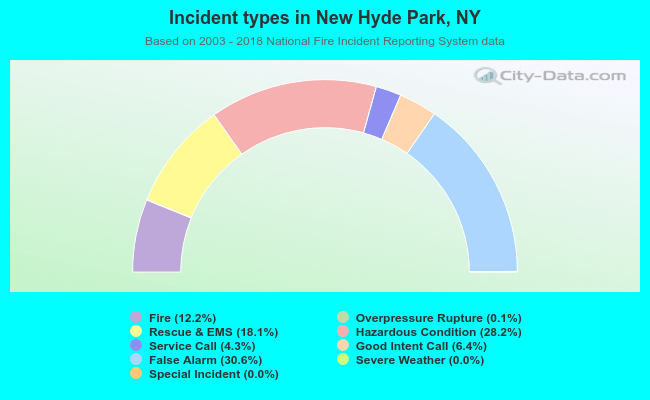 Incident types in New Hyde Park, NY