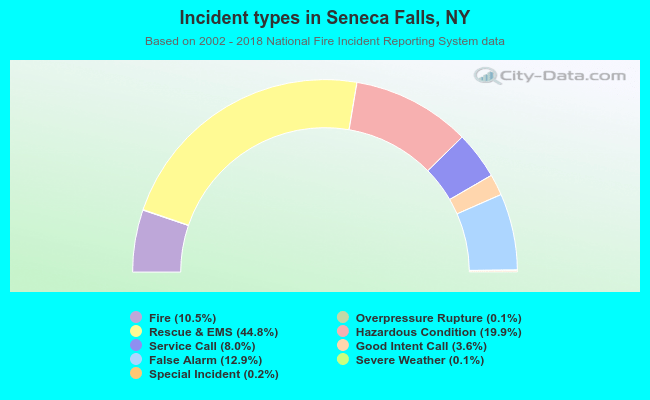 Incident types in Seneca Falls, NY