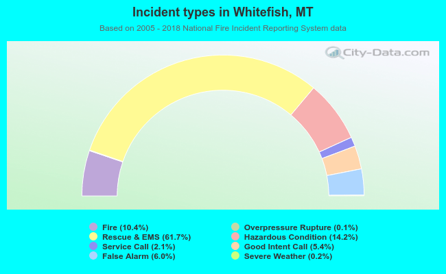 Incident types in Whitefish, MT