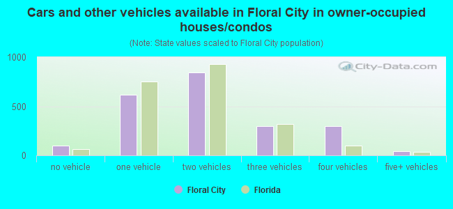 Cars and other vehicles available in Floral City in owner-occupied houses/condos
