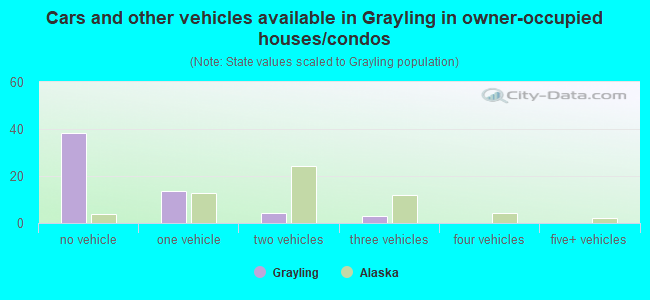 Cars and other vehicles available in Grayling in owner-occupied houses/condos