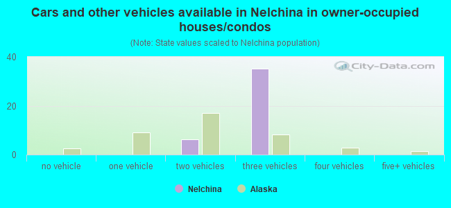 Cars and other vehicles available in Nelchina in owner-occupied houses/condos