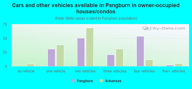 Cars and other vehicles available in Pangburn in owner-occupied houses/condos