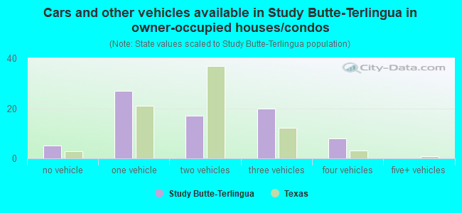 Cars and other vehicles available in Study Butte-Terlingua in owner-occupied houses/condos