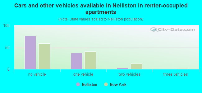 Cars and other vehicles available in Nelliston in renter-occupied apartments