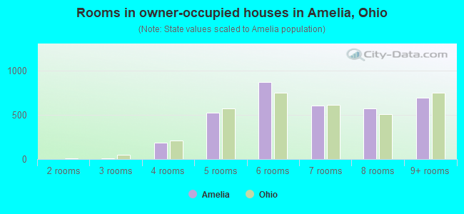 Rooms in owner-occupied houses in Amelia, Ohio