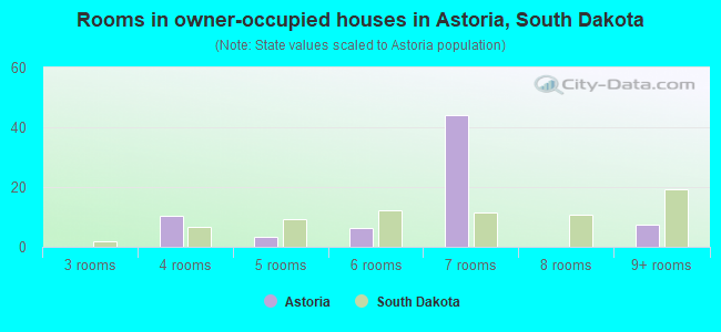 Rooms in owner-occupied houses in Astoria, South Dakota