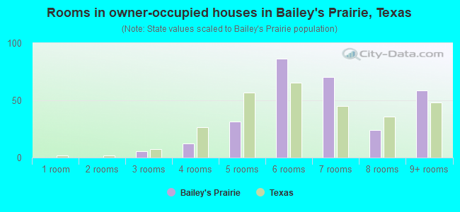 Rooms in owner-occupied houses in Bailey's Prairie, Texas