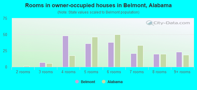 Rooms in owner-occupied houses in Belmont, Alabama