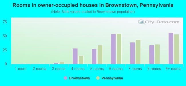 Rooms in owner-occupied houses in Brownstown, Pennsylvania