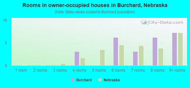 Rooms in owner-occupied houses in Burchard, Nebraska