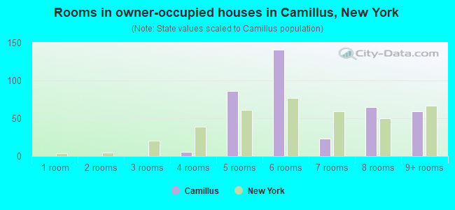 Rooms in owner-occupied houses in Camillus, New York