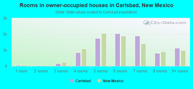Rooms in owner-occupied houses in Carlsbad, New Mexico