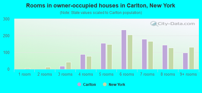Rooms in owner-occupied houses in Carlton, New York