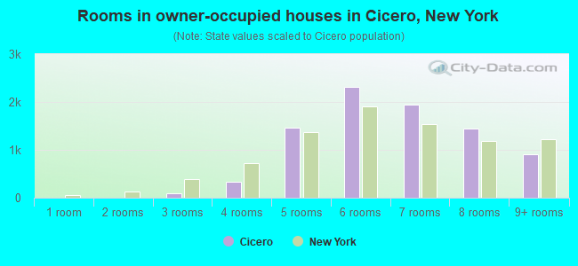 Rooms in owner-occupied houses in Cicero, New York