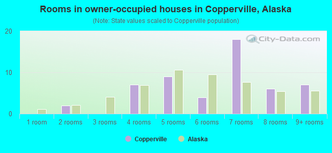 Rooms in owner-occupied houses in Copperville, Alaska