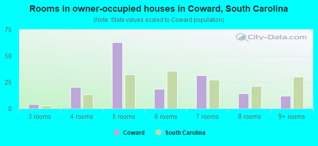 Rooms in owner-occupied houses in Coward, South Carolina