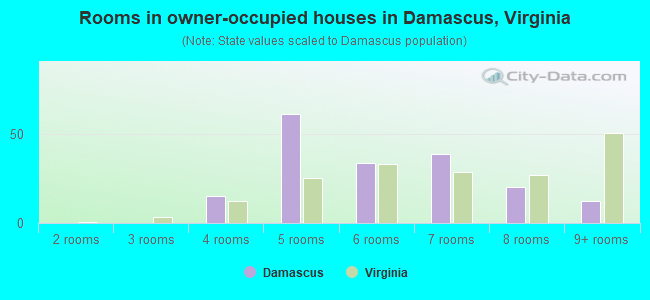 Rooms in owner-occupied houses in Damascus, Virginia