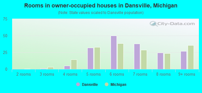 Rooms in owner-occupied houses in Dansville, Michigan