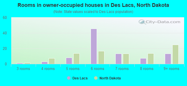 Rooms in owner-occupied houses in Des Lacs, North Dakota