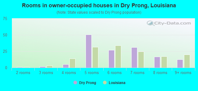 Rooms in owner-occupied houses in Dry Prong, Louisiana