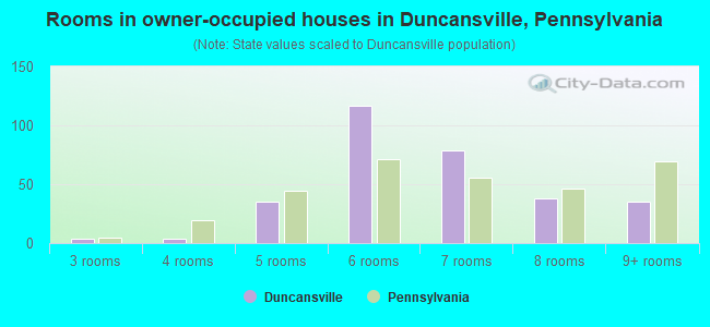 Rooms in owner-occupied houses in Duncansville, Pennsylvania