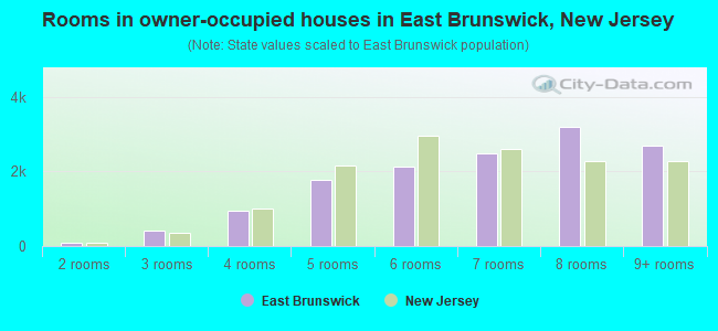 Rooms in owner-occupied houses in East Brunswick, New Jersey