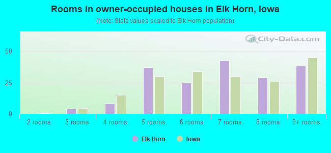 Rooms in owner-occupied houses in Elk Horn, Iowa
