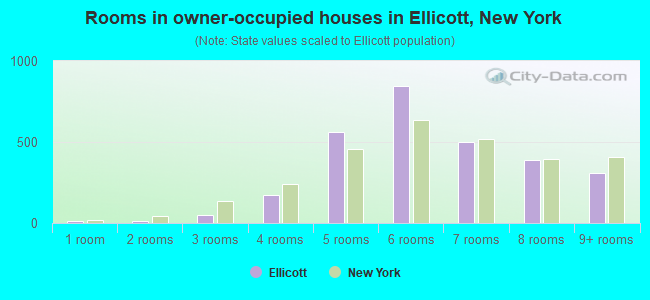 Rooms in owner-occupied houses in Ellicott, New York