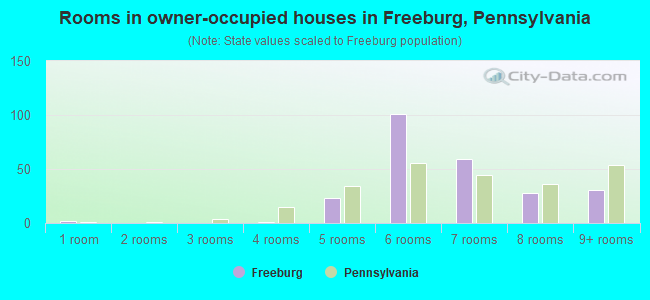 Rooms in owner-occupied houses in Freeburg, Pennsylvania