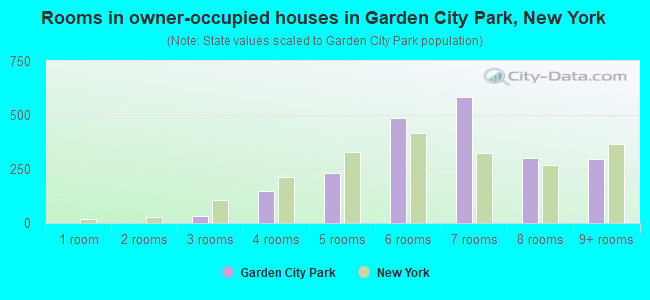 Rooms in owner-occupied houses in Garden City Park, New York