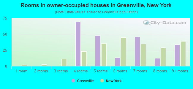 Rooms in owner-occupied houses in Greenville, New York