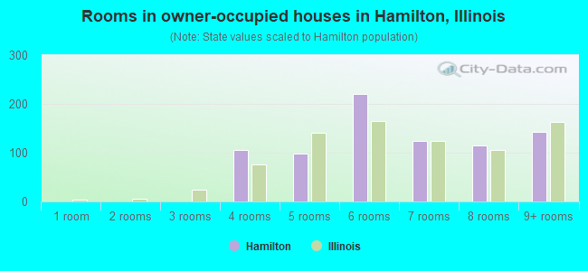 Rooms in owner-occupied houses in Hamilton, Illinois